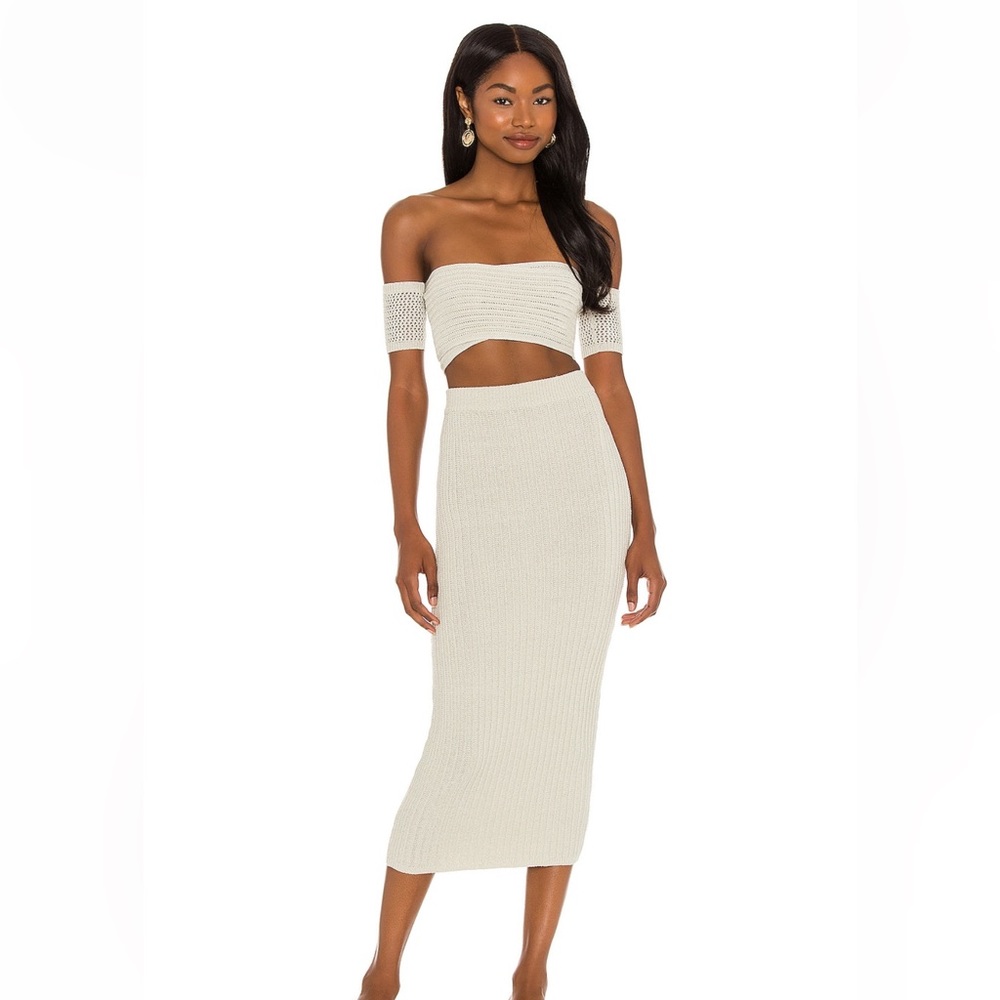 Camila Coelho Joss Skirt Set in Mint Size (XS)